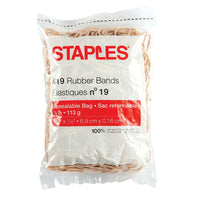 Staples - Bandes élastiques économiques format nº 19-Rien n'est plus simple qu'une bande élastique pour retenir des objets ensemble