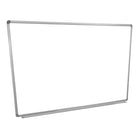 Tableau blanc magnétique mural Luxor 72 "x 48"-Tableau blanc magnétique en acier peint, cadre enfermant un cadre en aluminium chromé