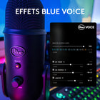 Logitech Blue Yeti Game Streaming Kit-Filtre anti-pop personnalisé - Bénéficiez d’un son clair lors de votre stream grâce au filtre anti-pop personnalisé inclus