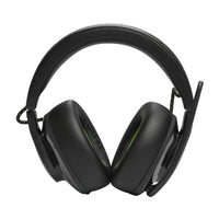 JBL - Quantum 910X Casque de jeu console supra-auriculaire sans fil pour Xbox - Noir/Vert-Le bandeau léger et durable et les coussinets d'oreille en mousse à mémoire de forme gainés de cuir sont conçus pour un confort total