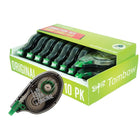 Ruban correcteur original Tombow MONO - Paquet de 10-. Une application latérale permet un placement précis du ruban, pour une couverture rapide, propre et complète.
