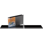 QuickFit Reliure View robuste, format légal, 8,5 po x 14 po, orientation paysage, 1,5 po, anneaux ronds, noir, paquet de 4-1.5 po