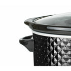 Brentwood Mijoteusecolour Select 7QT noir-3 Réglages du chauffage : Élevé, Faible, Chaud