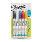 Marqueurs pour peinture d'affiches à base d'eau de Sharpie – Couleurs variées – 5/paquet-L’encre à séchage rapide, à base d’eau, ne traversera pas le papier et elle est sans acide pour des utilisations archivales.