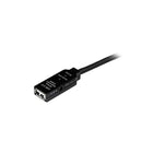 StarTech  Câble dâââ€š¬ââ€ž¢extension actif USB 2.0, M/F, 25 m-Rechargez vos appareils USB directement à partir d’un port USB ou à l’aide de l’adaptateur d’alimentation universel externe fourni