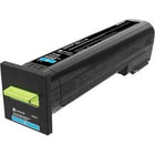 Lexmark – Cartouche de toner cyan du programme de retour à rendement très élevé CX825, CX860-Cyan