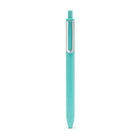 Poppin - Stylos Gel Luxe rétractables – 0,7 mm – encre bleue – paquet de 6-Élégante pince en métal qui reste bien en place dans votre pochette