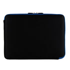 Housse de Protection Ordinateur Vangoddy Pochette PC Portable Ultrabook Sacoche Laptop Compatible 13,3 po,Noir et Bleu-Le compartiment arrière zippé est idéal pour contenir des accessoires
