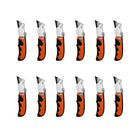 CTG Brands – Couteau utilitaire pliant, 1,25 po x 5,75 po, orange, paq./12-Emballage : Inclut 12 pièces