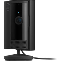 Ring - Caméra de sécurité intérieure enfichable 1080p avec cache de confidentialité - Noir-Stockez les images capturées de votre caméra dans le cloud jusqu'à 180 jours