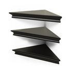 Kiera Grace - Tablette de coin Providence Reilly - ens. de 3, noir, 11 po, fini mat-Mesure et capacité de poids: chaque étagère flottante mesure 28cm L x 28cm l x 5cm H (11" L x 11" L x 2" H), elle s'intégrera parfaitement dans n'importe quel coin. Chaque étagère murale peut supporter jusqu'à 9kg (20 lb), ce qui vous permet de placer des articles avec un peu plus de poids sur chaque étagère