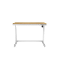 Koble - Bureau intelligent JUNO pour maison intelligente, Chêne/ Blanc-Bureau debout intelligent