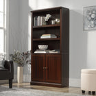 Sauder Miscellaneous Storage Bibliothèque avec portes - 5 tablettes - 69.76" H - Finition Select Cherry (426415)-69.76"H x 35.28"W x 13.23"D
