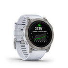 Garmin - Epix Pro Sapphire Edition - 51mm Titane avec bracelet Whitestone-8