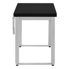 Monarch Specialties - 7684 Bureau 48 po L - Hauteur Adjustable Noir/Metal Argent-8