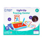 Educational Insights - Centre de traçage lumineux - Multicolore-Idéal pour les apprenants tactiles - Cette activité pratique et engageante fait appel à plusieurs sens pour une expérience d'apprentissage totalement tactile. La manipulation des cartes et du stylet développe la force de la main, la motricité fine et la coordination œil-main