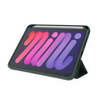 Étui J CPA LD u RA pro avec porte-crayon pour iPad mini 2024 et 2021 - vert nuit-Étui à rabat léger