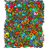 D-C-Fix - Film adhésif - 17"W x 78"L - Le jardin vénitien - Paquet de 2-Les films pour fenêtres sans solvant de D-C-Fix présentent des designs et des motifs uniques qui peuvent être utilisés pour le relooking de la maison et du bureau