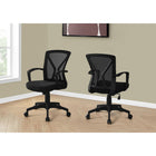 Monarch Specialties - 7339 Chaise De Bureau - Noir/Base Noir-Le dossier incurvé de conception ergonomique offreun soutien supérieur et une siège profond et extra-large généreusement rembourré fournit un confort exceptionnel