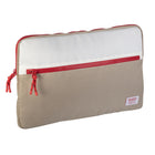 General Supply Goods + Co - Housse pour ordinateur portable 15" en polyester recyclé, Tan-Intérieur rembourré