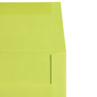JAM Paper Enveloppes à fermeture gommée Brite Hue, format livret, 5 1/4 x 7 1/4 po, vert lime éclatant, paq./100-Fermeture : gomme