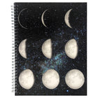 Staples Cahier à spirales - 8 po W x 10 po L - Phases de lune - 80 feuilles lignées-Cahier à spirales avec pages perforées