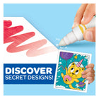 Crayola - Ensemble de pages à colorier et mini marqueurs Color Wonder sans dégât - Amis-licornes-Securitaire et non toxique