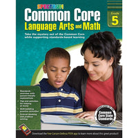 Livre numérique : Spectrum - Common Core Language Arts and Math, 704505-EB, 5e année-Vous recevrez deux courriels : le premier confirmant la totalité de votre commande et le second comportant un lien de téléchargement. Vous pourrez utiliser le lien de téléchargement immédiatement ou plus tard, comme vous le voulez.