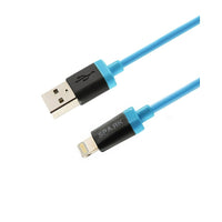 Spark Electronics - Câble de synchronisation Apple Lightning à 8 broches à USB, certifié MFI, de qualité supérieure, bleu-Câble MFI Lightning, certifié Apple. Compatible à 100 %, aucun message d’avertissement