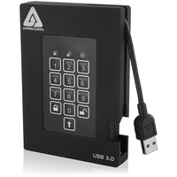 Apricorn - Disque dur portable externe FIPS 140-2 USB 3.0, 1 To-Capacité : 1 To