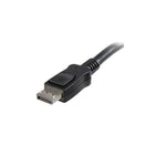 StarTech  Câble DisplayPort avec loquets, mâle/mâle, 25 pi-Les connecteurs à loquets moulés empêchent le débranchement accidentel du câble