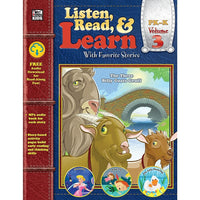 Livre numérique : Carson Dellosa - Listen, Read, & Learn, Volume 3-1
