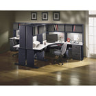 BushMD – Bureau 48 po de la collection Cubix, fini gris ardoise/spectre blanc-Compatible avec la tablette pour clavier universel ou le tiroir pour fournitures de bureau (en option)