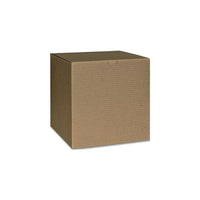 Wamaco - Boîte-cadeau nº 66, Kraft, 6 x 6 x 6 (po), paquet de 100-Fabriqué à partir de matériel recyclé à 100 %, recyclable et biodégradable