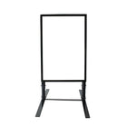 Futech RS001 - Porte-affiche d'extérieur résistant au vent, 24"L x 36"H, Noir-Revêtement laqué noir
