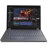 Lenovo - Ordinateur portable 16" Lenovo ThinkPad P16 Gen 2 - Intel Core i7-13700HX 16 Go de RAM - 512 Go SSD - Windows11 Pro - Anglais Storm Grey Villi Black-Processeur : Intel Core i7-13700HX, 16C (8P + 8E) / 24T, P-core 2,1 / 5,0 GHz, E-core 1,5 / 3,6 GHz, 30 Mo