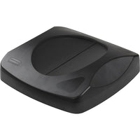 RubbermaidMD ® Couvercle pivotant Untouchable, noir-Design élancé pour une allure professionnelle
