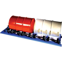 Morse – Mélangeur rotatif stationnaire pour deux barils (2-5154-3)-Capacité de taille du baril : 55 gallons américains (45 gallons impériaux)