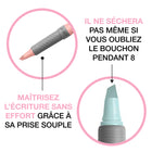 Surligneurs pastel Brite Liner Grip de BIC – Pointe biseautée – Couleurs variées – Paquet de 12-6