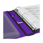 Staples - Reliure Better Binder, 1 po, mauve-Grâce à la fenêtre transparente, ces reliures sont de bonnes reliures de présentation