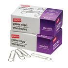 Staples - Trombones n° 1 lisses - 100 pinces/paquet - paquet de 5-La façon la plus rapide et la plus simple de retenir les papier ensemble.