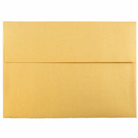 JAM Paper Enveloppe Stardream A7 à effet métallisé, doré, 50/paquet-Enveloppes dorées Stardream à effet métallisé