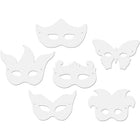Chenille Kraft - Masques découpés Mardi Gras, 144/pqt (CK-4651)-Matériau : Papier