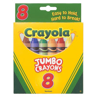 Crayola Crayons de cire géants, boîte à présentoir - paquet de 48-Les crayons offrent une couleur réelle, sans résidu laissant une bonne couverture