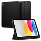 Étui Spigen Urban Fit pour iPad A16/10e génération (2022) - Noir-Noir, Polyuréthane thermoplastique cas