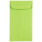 JAM Paper Enveloppes à monnaie no 5,5, 3 1/8 x 5 1/2 po, vert lime Brite Hue, 100/paquet-Enveloppes à monnaie