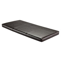 Winsome – Coussin de siège Paige, espresso-Le coussin mesure 34 pouces de longueur, 16 pouces de profondeur et 2,17 pouces de hauteur. Le coussin est entièrement rembourré avec de la mousse pour plus de confort.