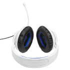 JBL - Quantum 100P Console Casque de jeu filaire supra-auriculaire pour Playstation - Blanc/Blue-Longueur de câble de 3,94 pieds