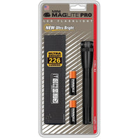 Maglite - Lampe de poche AA PRO Mini à DEL, 2 cellules, noir (SP2P01H)-Une fabrication en aluminium anodisé durable