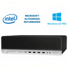 HP - Ordinateur de bureau EliteDesk 800 G3 TFF remis à neuf - Intel Core i5-6500T -256Go SSD -16Go RAM -Windows 10 Professionnel-Systeme d'exploitation : Windows 10 Professionnel